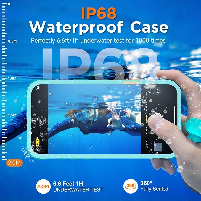 WIFORT for iPhone 17 Pro Waterproof Case, - Image 3