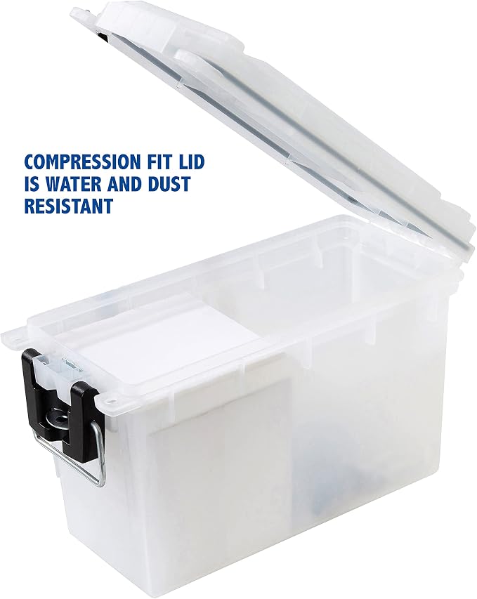 Sheffield 12635 Ammo Storage Box, Stackable .30 Cal Field Boxes, Water and Dust - Image 4