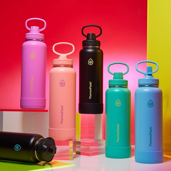 ThermoFlask 40 oz Double Wall Vacuum Insulated Stainless Steel Water Bottle - Image 4
