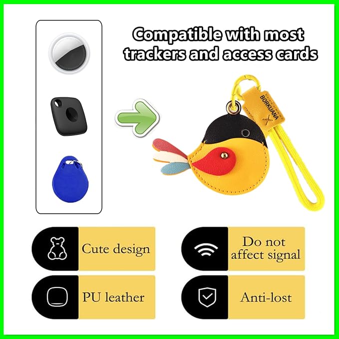 Leather Keychain Holder Case Compatible - Image 3