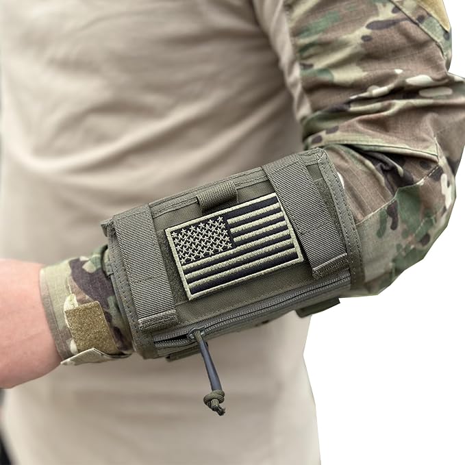 Tactical Arm Sleeve Map Pouch Case Documets Holder Wrist Case Wrist Map Holder by tactifans