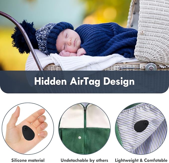 Holder for Kids Baby Toddler Hidden 2 Pack GPS Tracker Case, Anti-Removal - Image 3