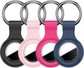 Linsaner Holder for AirTag 2nd Gen & 1st Gen, Silicone Case Keychain Key Ring by Linsaner