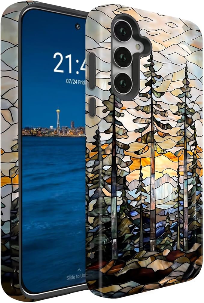 Compatible for Samsung Galaxy A37 5G Case, Dual Layer Heavy Duty 2 in 1 by BSMOSPER