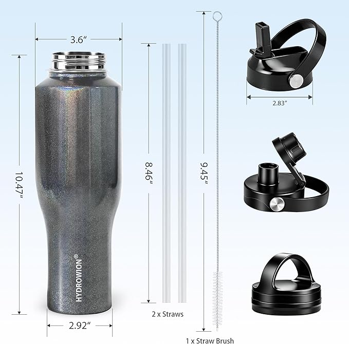 HYDROWION 40 oz Insulated Water Bottle - Image 4