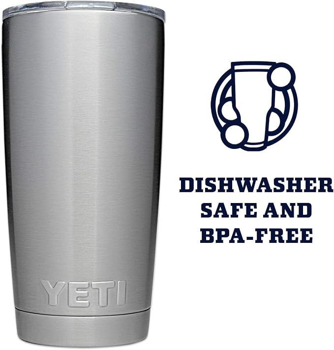 YETI Rambler 20 oz Stainless Steel Vacuum Insulated Tumbler w/MagSlider Lid - Image 5