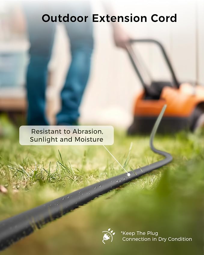 Cable Matters 16 AWG Heavy Duty 13A Power Extension Cord - 20ft - Image 6