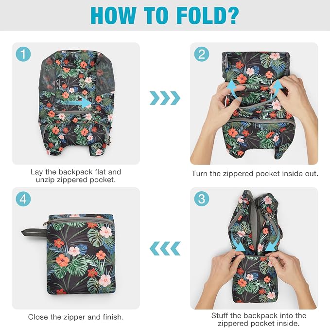 G4Free Lightweight Packable Hiking Backpack - Image 3