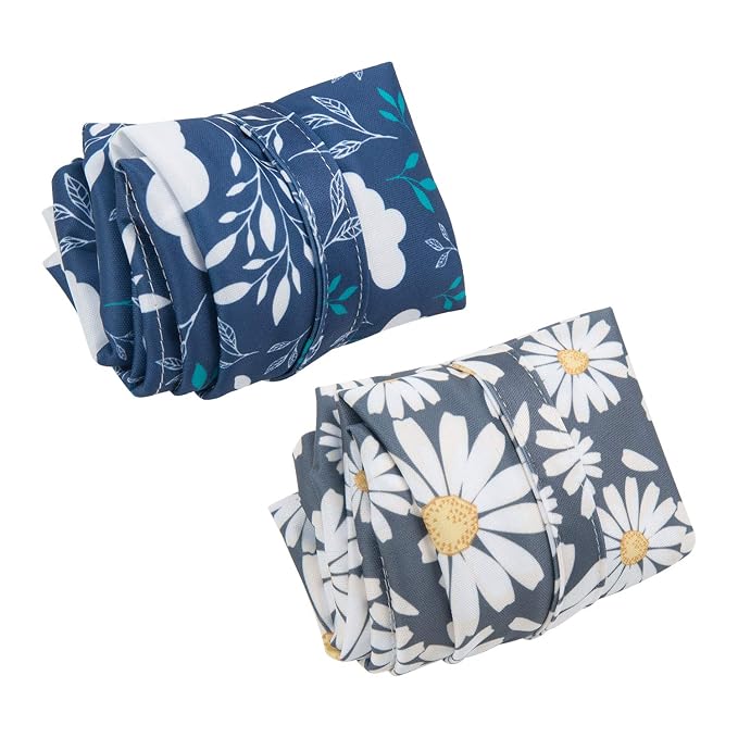 ALVABABY 2pcs Cloth Diaper Wet Dry Bags Waterproof Reusable - Image 2