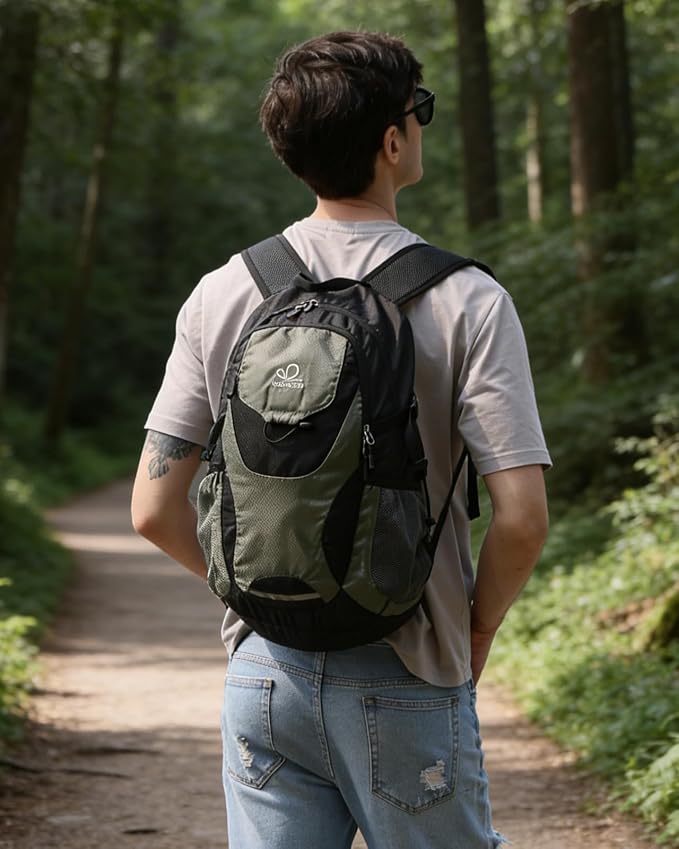 WATERFLY Lightweight Packable Hiking Backpack: 30L Foldable Travel Daypack - Image 7