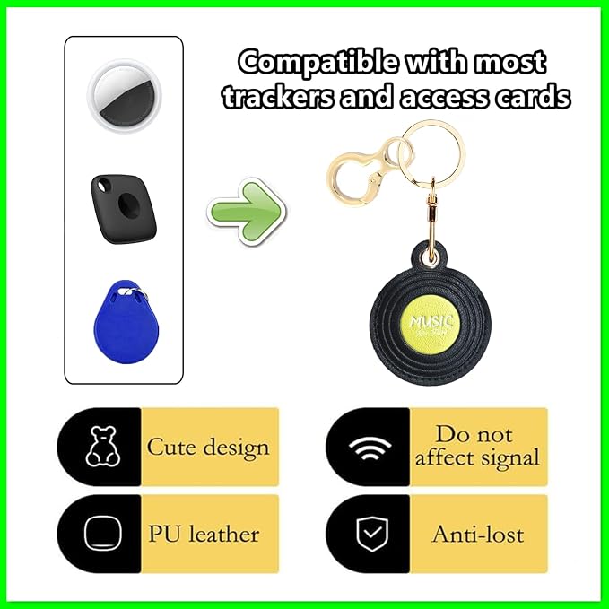 Leather Keychain Holder Case Compatible - Image 3