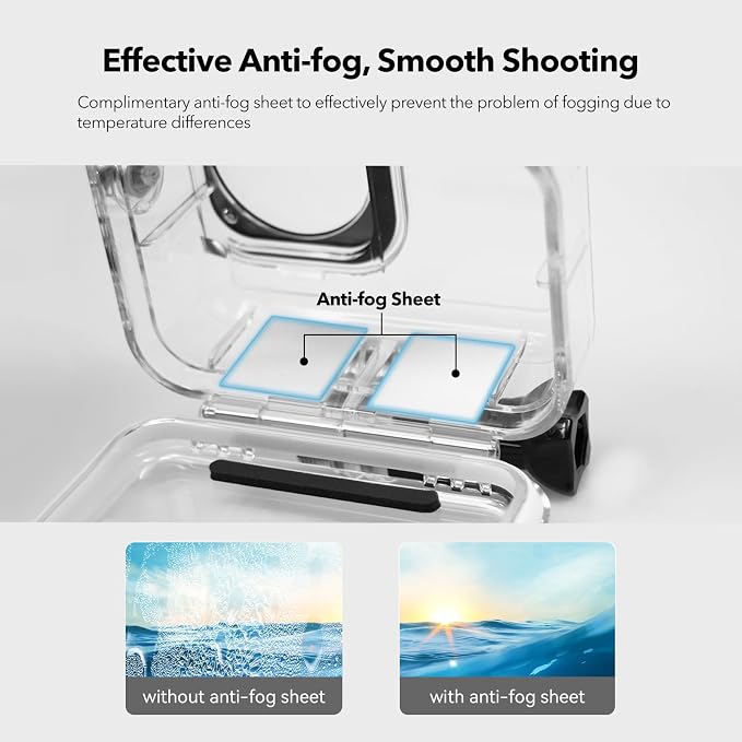 Waterproof Case for DJI Action 5 Pro/Action 4/3, Protective Diving Housing - Image 6