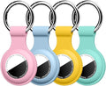 Linsaner Holder for AirTag 2nd Gen & 1st Gen, Silicone Case Keychain Key Ring by Linsaner