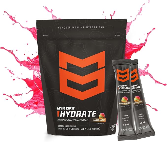 MTN OPS Hydrate Low Sugar Electrolyte Powder Drink Mix - Image 3