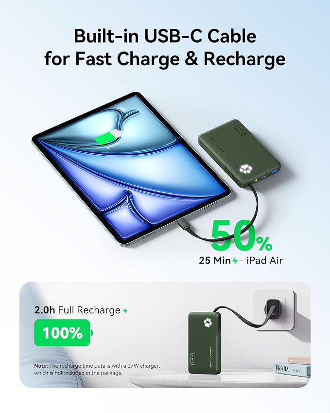 INIU 45W Power Bank, Fast Charging Portable Charger - Image 4