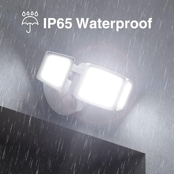 Onforu 70W LED Dusk to Dawn Flood Lights, 7000LM White Exterior Security - Image 5