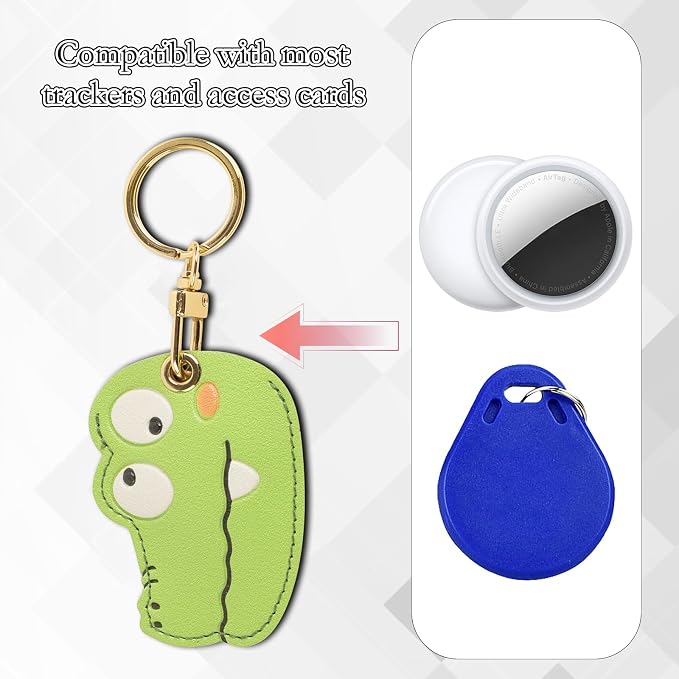 Leather Keychain Case Holder Compatible - Image 4