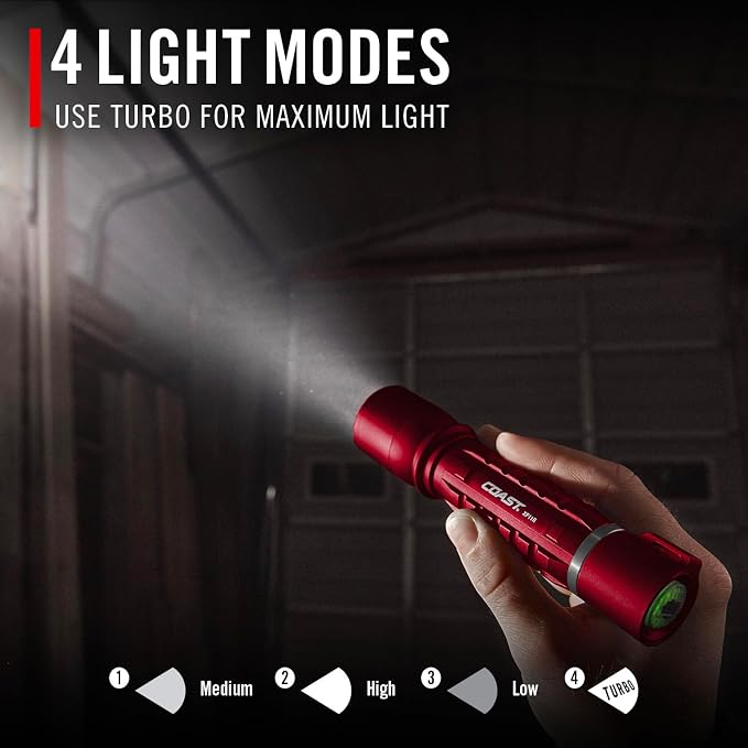 Coast XP11R 2600 Lumen USB-C Rechargeable LED Flashlight - Image 13