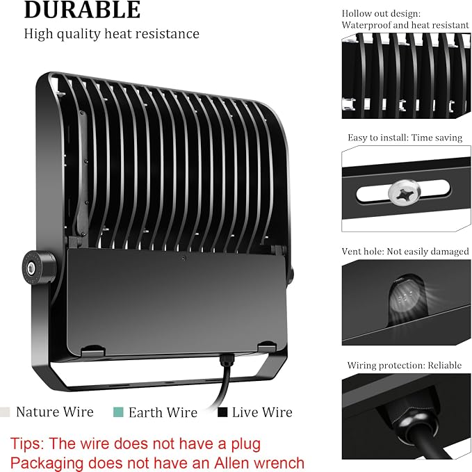 36000LM LED Stadium Flood Light Commercial 1500W Equivalent LED Arena Lighting - Image 4