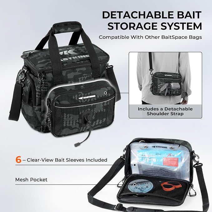 KastKing BaitSpace Fishing Tackle Bag - Image 6