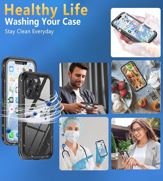 Design for iPhone 13 Pro Max Case Waterproof 6.7‘’, Full Body Underwater - Image 7