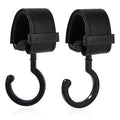 2 Pack Stroller Hooks, Strong Synthetic Leather Hook-and-Loop by MTTBmrt