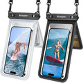 Rynapac IPX8 Waterproof Phone Pouch 2 Pack, Double Space Waterproof Phone Case by Rynapac