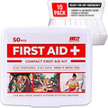 M2 BASICS Mini First Aid Kit Bulk Multi Pack, 10 Pack, 50 per Kit, 500 Total by M2BASICS
