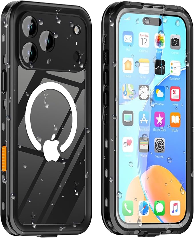 for iPhone 17 Pro Max Case Waterproof, Full Body Underwater Dustproof by Dewfoam