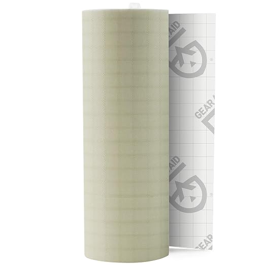GEAR AID Tenacious Tape 3” x 20” Ripstop Fabric Gear Repair Tape, Fix Holes and by GEARAID