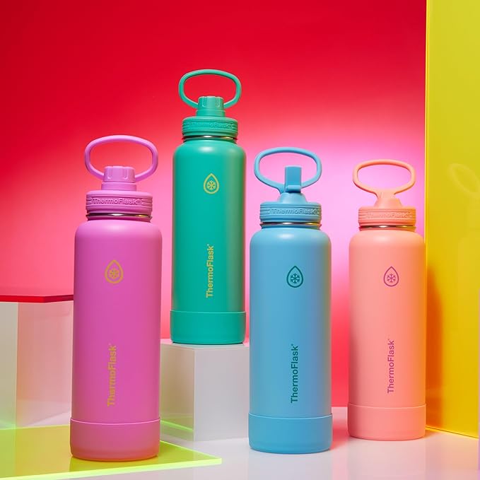 ThermoFlask 40 oz Double Wall Vacuum Insulated Stainless Steel Water Bottle - Image 4