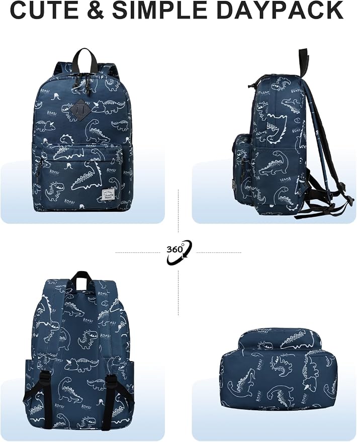 VASCHY Backpack for School, Lightweight Water Resistant Bookbag Casual Daypack - Image 6