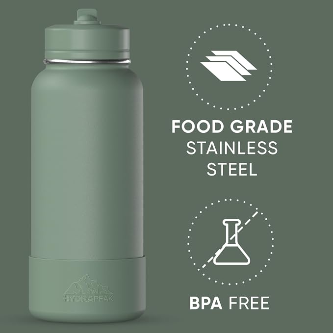 Hydrapeak 32oz Sport Insulated Water Bottle - Image 6