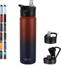 HASLE OUTFITTERS Insulated Water Bottle 22 oz Double Wall Stainless Steel Water by HASLEOUTFITTERS