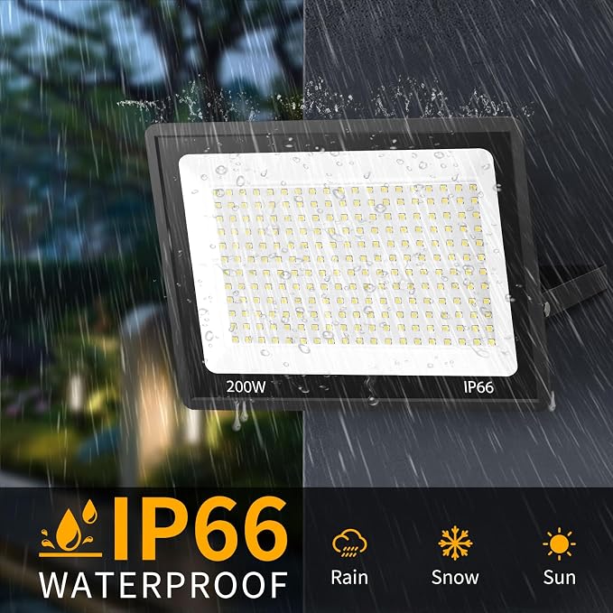 200W LED Flood Light Outdoor - Image 3