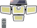 4500LM Solar Lights Outdoor, 4 Adjustable Heads Motion Sensor Lights, 3 Modes by omibeeSolarlightsoutdoor