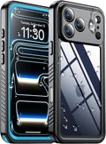 SPIDERCASE for iPhone 17 Pro Case Waterproof, Built-in Lens & Screen Protector by SPIDERCASE