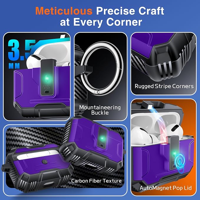 Armoured Heavy Duty for AirPods Pro1 Generation Case - Image 6