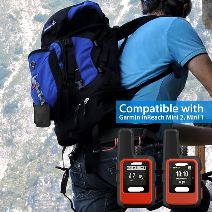 Xxerciz Case for Garmin inReach Mini/Mini 2, Nylon Protective Storage Carrying - Image 3