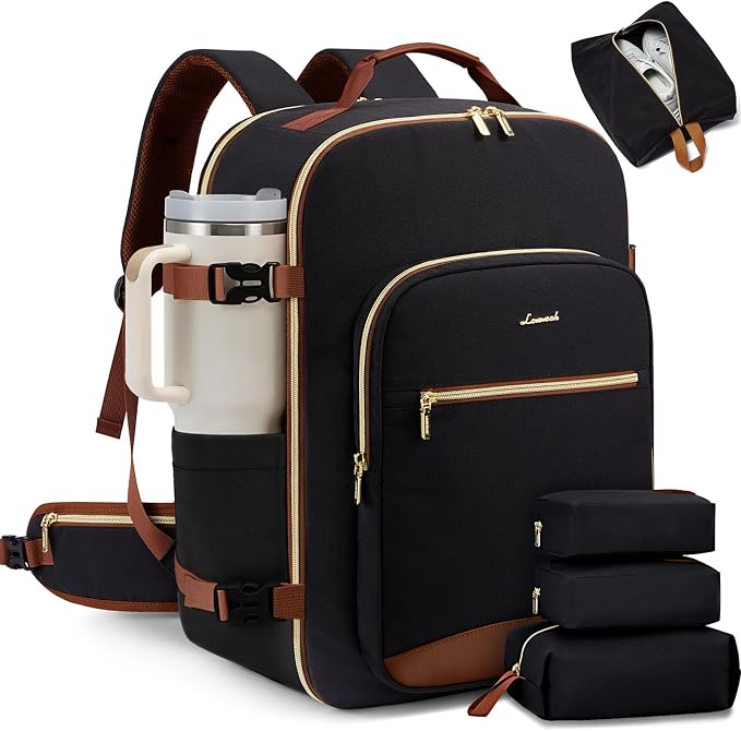 LOVEVOOK 56L Travel Backpack for Women & Men, Airline Approved Carry On Luggage by LOVEVOOK
