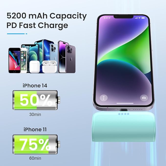 Mini Portable Charger Power Bank - Image 3