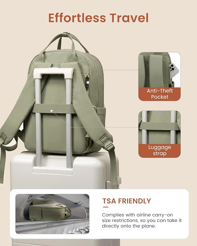 LOVEVOOK Laptop Backpack for Women - Image 6