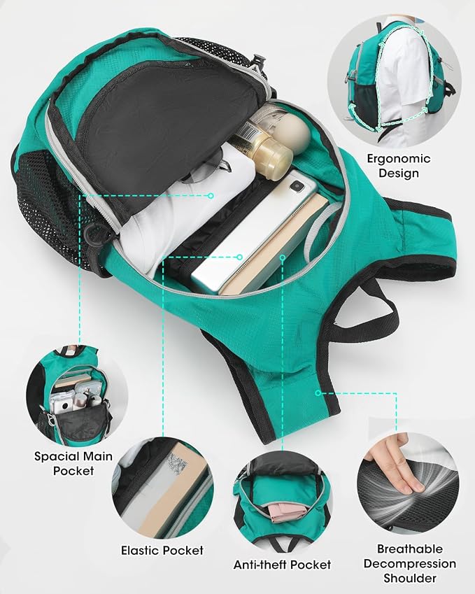 Foldable Small Hiking Backpack - Image 3