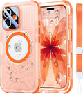 SPIDERCASE Magnetic for iPhone 17 Case Waterproof, 12FT Military Shockproof by SPIDERCASE