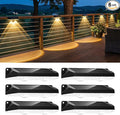 Brightown 6 Pack Solar Lights Outdoor Waterproof, Color Changing Solar Fence by Brightown