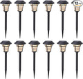 MAGGIFT 12 Pack Solar Pathway Lights Outdoor Solar Garden Lights by MAGGIFT