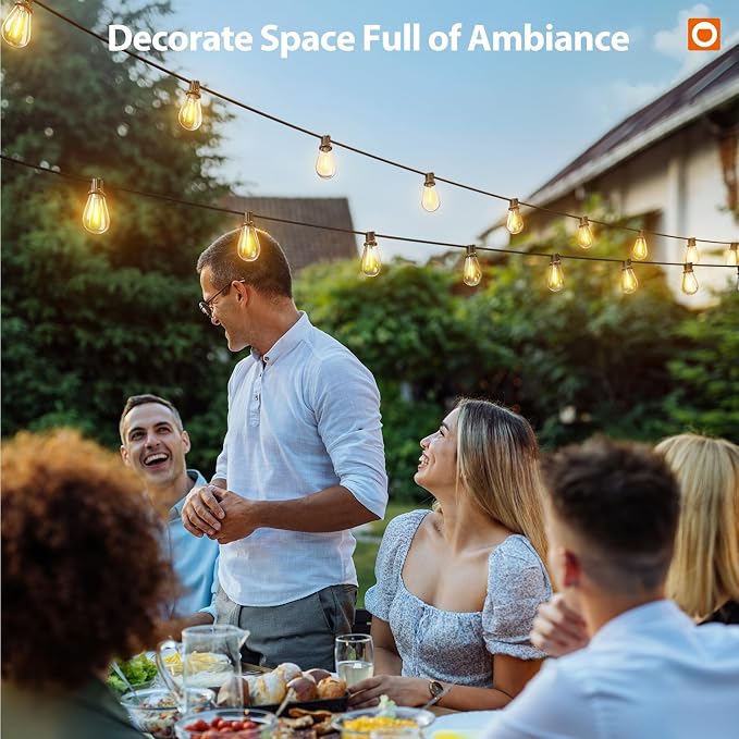 addlon 102FT Solar String Lights Outdoor Waterproof - Image 7