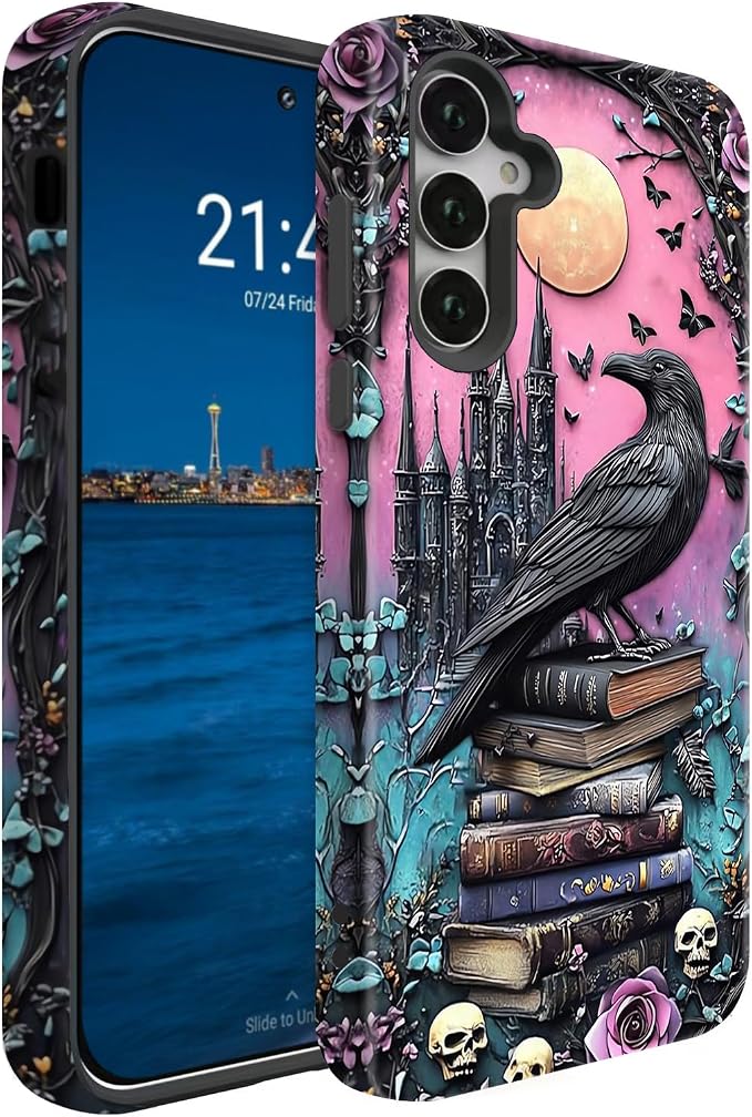 Compatible for Samsung Galaxy A57 5G Case, Dual Layer Heavy Duty 2 in 1 by BSMOSPER