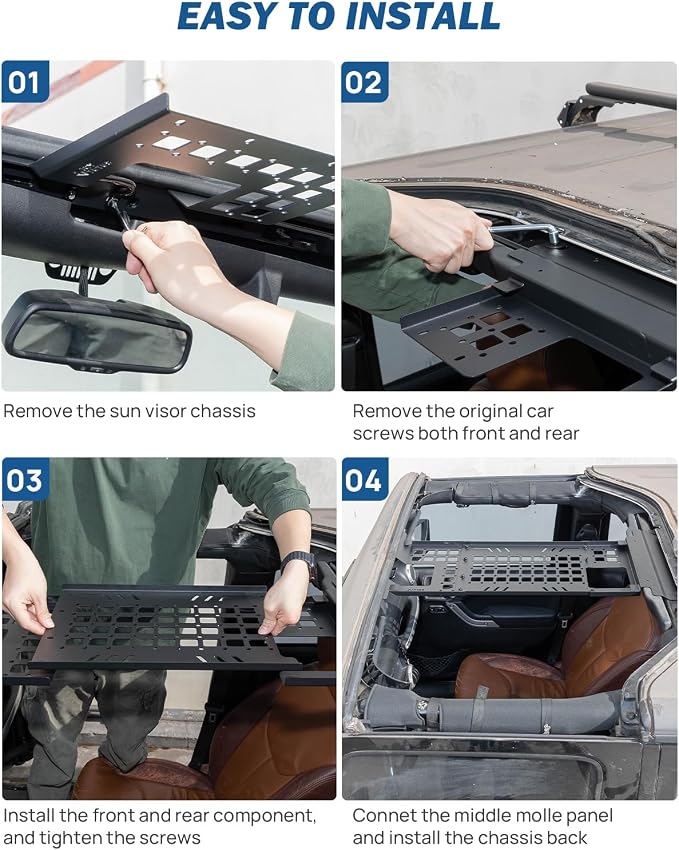 JOYTUTUS Overhead Molle Panel Compatible - Image 7