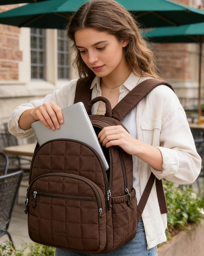 BAGSMART College Laptop Backpack, Travel Backpack - Image 6
